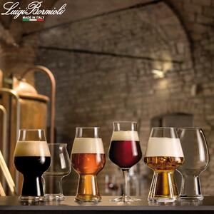 Bormioli Luigi Birrateque Beer Tester Set 6 Calici Birra 42 cl In Vetro Cristallino