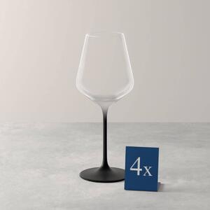 <p>Elegante bicchiere per il vino bianco, con gambo e fondo nero si abbinano perfettamente alla porcellana Manufacture Rock conferendo alla tavola un aspetto elegante.</p>
