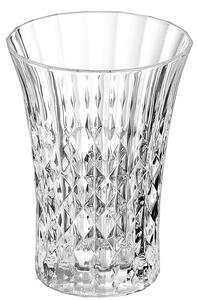 <p>Bicchiere in puro cristallo brillante e trasparente con un design vintage ricco di fascino ed eleganza. Intaglio del veto a diamante. Lavabile in lavastoviglie. Senza piombo. Prodotto in Francia.</p>