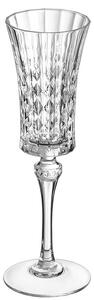 Eclat Cristal D'Arques Lady Diamond Calice Flute Champagne 15 cl Set 6 Pz In Cristallo