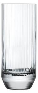<p>Bicchiere Hi Ball della Linea Big Top di Nude, sulla sua superficie è stato inciso con un motivo lineare in rilievo, al tempo stesso tattile. Bicchiere moderno, elegante e raffinato un surplus per qualsiasi occasione.</p>