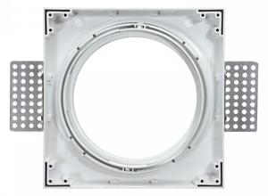 Portafaretto da Incasso AR111 Quadrato Orientabile 148x148mm - Bianco Colore del corpo Bianco