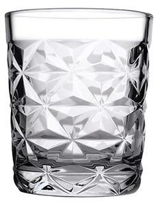 <p>Bicchiere Whisky della Collezione Estrella di Pasabahce, questa Linea porta raffinatezza ed eleganza sulla tua tavola, la superficie sfaccettata ricorda quelle di un diamante intagliato.</p>