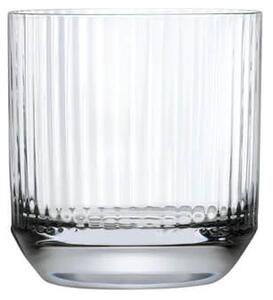 <p>Bicchiere Whisky della Linea Big Top di Nude, sulla sua superficie è stato inciso con un motivo lineare in rilievo, al tempo stesso tattile. Bicchiere moderno, elegante e raffinato un surplus per qualsiasi occasione.</p>