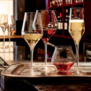 <p>Collezione di bicchieri in vetro eleganti e moderni, raccomandati per wine bar, enoteche e ristoranti per la degustazione di vini Pinot noir, Nebbiolo, Cabernet, Merlot, Acqua....</p>