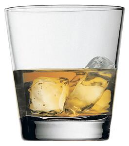 Bicchiere double old fascion in vetro trasparente a forma di cono rovesiato
