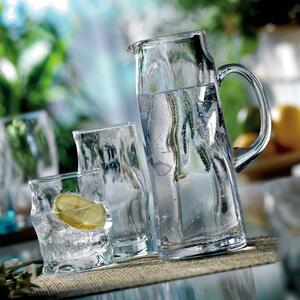 <p>Elegante bicchiere acqua in vetro, originale design evoca tutta la forza dell&#39;acqua sorgiva mostrandone la sinuosità delle linee e la delicatezza delle curve, Design<strong> by ROSS LOVEGROVE</strong></p>