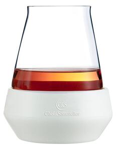 Soft Fresh 30 è un bicchiere in vetro cristallino con una speciale piastra di raffreddamento per il mantenimento della giusta temperatura di vini bianchi, rosè, o frizzanti nonchè di acqua minerale frizzante
