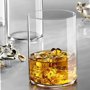 Bicchiere dai molteplici usi in vetro cristallino molto sottile con elevate qualità chimico-fisiche e meccaniche, totalmente esente da piombo o altri metalli pesanti dannosi per la salute umana