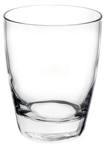 Classico bicchiere per un uso quotidiano, comodo da usare e da riporre, utilissimo in tanti momenti della giornata, facile da lavare in lavastoviglie, sempre lucido e splendente