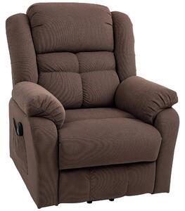 Sedia ergonomica con funzione massaggio e riscaldamento lombare | Colore: Marrone | Dimensioni: 92x102x104 cm
