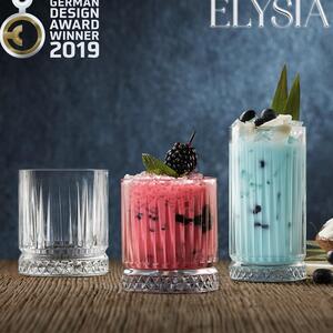 Pasabahce Elysia Bicchiere Long Drink 44,5 cl in Vetro Set 4 Pz