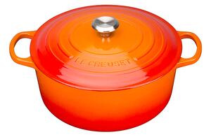 Cocotte di colore Arancio, resistente, facile da usare e da pulire, adatta a tutte le fonti di calore, ideale per gli amanti della cucina