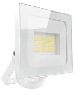 Faro LED 10W IP65 in Alluminio Bianco con OSRAM chip LED Colore Bianco Caldo 3.000K
