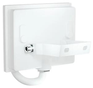 Faro LED 10W IP65 in Alluminio Bianco con OSRAM chip LED Colore Bianco Caldo 3.000K
