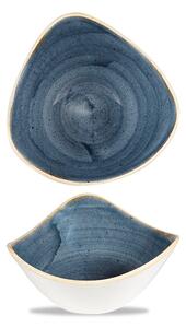 Churchill Stonecast Blueberry Piatto Triangolare Fondo Cm 18,5 Porcellana Vetrificata Mirtillo
