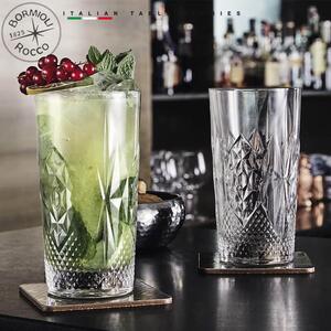 Bicchiere cooler elegantemente decorato, un tocco glamour per il servizio di long drink