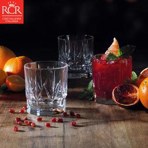 Bicchiere per acqua, bibite e cocktail con una rivisitazione moderna dei decori classici. Creato per chi ama valorizzare i momenti conviviali con gusto