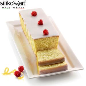 Silikomart Classic SFT321 Plum Cake 300x100 mm Stampo In Silicone Alimentare Rosso