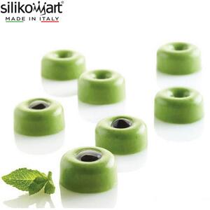 Silikomart Micro Savarin 5 ml Stampo In Silicone Antiaderente Bianco