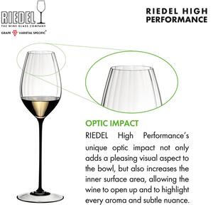 Riedel High Performance Riesling Black Calice Vino 62,3 cl In Cristallo