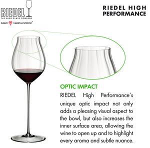 Riedel High Performance Pinot Noir Clear Calice Vino 83 cl In Cristallo