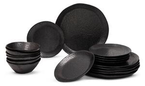 Set da pranzo in pietra 18 pz per 6 persone Dark Moon – Bonami Selection