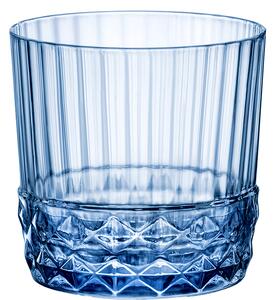 Bormioli Rocco America 20s Bicchiere Rocks 30 cl Sapphire Blue Set 6 pezzi