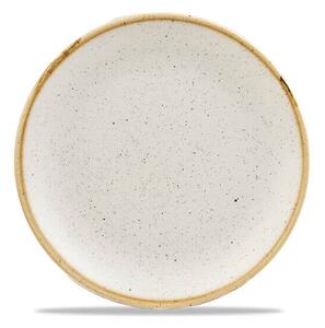 Stonecast è una collezione di porcellane rustiche decorate a mano. Piatto pane in porcellana bianca puntillata resistente a urti e graffi