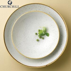 Churchill Stonecast Barley White Piatto Pane Cm 16,5 Porcellana Vetrificata Bianca