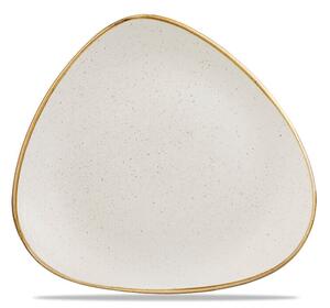 Churchill Stonecast Barley White Piatto Triangolare Cm 31,1 Porcellana Vetrificata Bianca