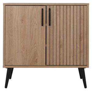 Piccolo armadietto marrone, mobile in legno, cassettiera, mobili per il soggiorno, stile moderno