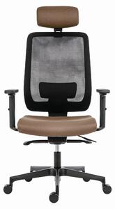 Powerton Office poltrona ergonomica Lucie, Beige