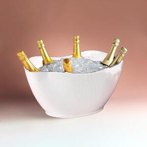 <p>Realizzata in San di colore Bianco è una spumantiera dal design unico e particolare per servire il Spumanti e Champagne con stile. Puo contenere fino a 6 Bottiglie da 0,75 cl</p>
