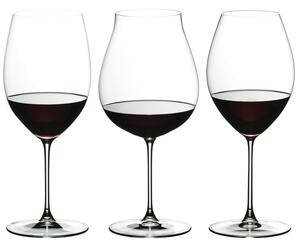 <p>Set di calici in cristallo sottile e leggero per la degustazione di vini rossi Caberne/Merlot, Pinor Noir e Syrah.</p>