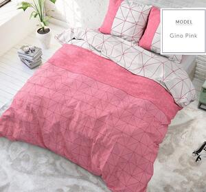 Biancheria da letto moderna e di alta qualità colore rosa e grigio 140 x 200 cm