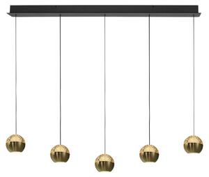 Steinhauer Exclusive - lampada a sospensione - BELLUNO - ottone - vetro metallo - lampada di design - LED - 4586ME