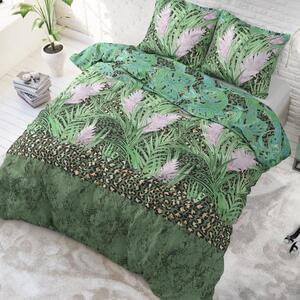 Biancheria da letto moderna con motivo tropicale 200 x 220 cm