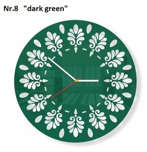 Elegante orologio da parete Verde scuro