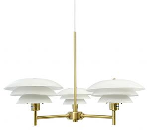 Lampadari Dyberg Larsen, DL20, dimmerabile, Dorato / Ottone, Soggiorno, Metallo, Scandinavo