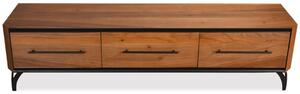Supporto TV moderno, mobile TV per soggiorno, mobili TV in legno marrone, nuovo