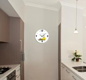 Orologio da parete bianco da cucina