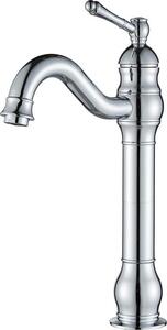 Miscelatore monocomando Famanu per lavabo, finitura cromata, girevole a 360°