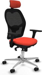 Sedia da ufficio con poggiatesta Jorquera Piqueras y Crespo 3D086N2 Arancione scuro