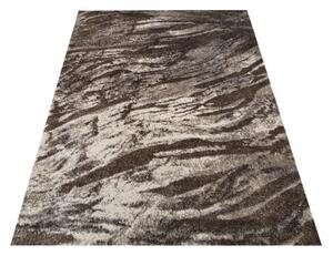 Pratico tappeto da soggiorno con fine motivo ondulato e colori neutri Larghezza: 60 cm | Lunghezza: 100 cm
