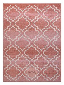 Originale tappeto rosa antico in stile scandinavo Larghezza: 80 cm | Lunghezza: 150 cm