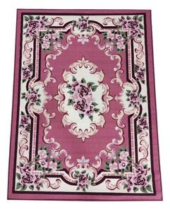 Bellissimo tappeto rosa con motivo floreale Larghezza: 120 cm | Lunghezza: 170 cm