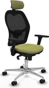 Sedia da ufficio con poggiatesta Jorquera Piqueras y Crespo 3D086N2 verde