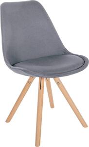 Il rivestimento in tessuto della sedia da pranzo - seduta confortevole - design moderno