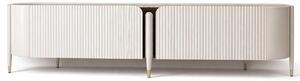 Mobile TV beige, lussuosa consolle TV in legno, mobili per la TV per il soggiorno